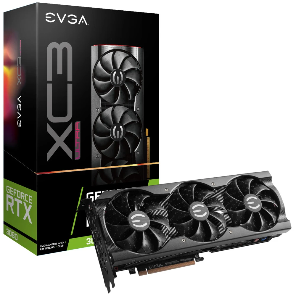 Видеокарта EVGA GeForce RTX 3080 10G-P5-3885-KR 4 ГБ