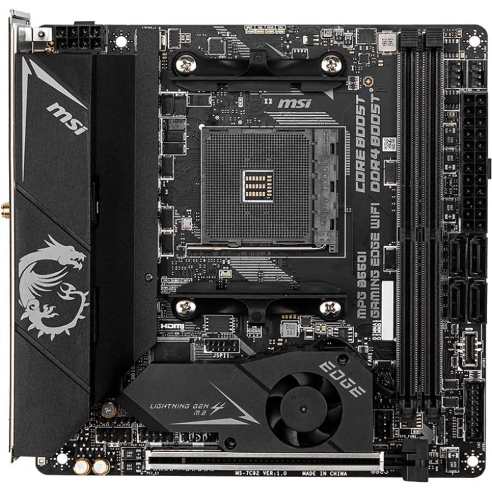 Материнская плата MSI MPG B550I GAMING EDGE WIFI Mini-ITX, AMD AM4