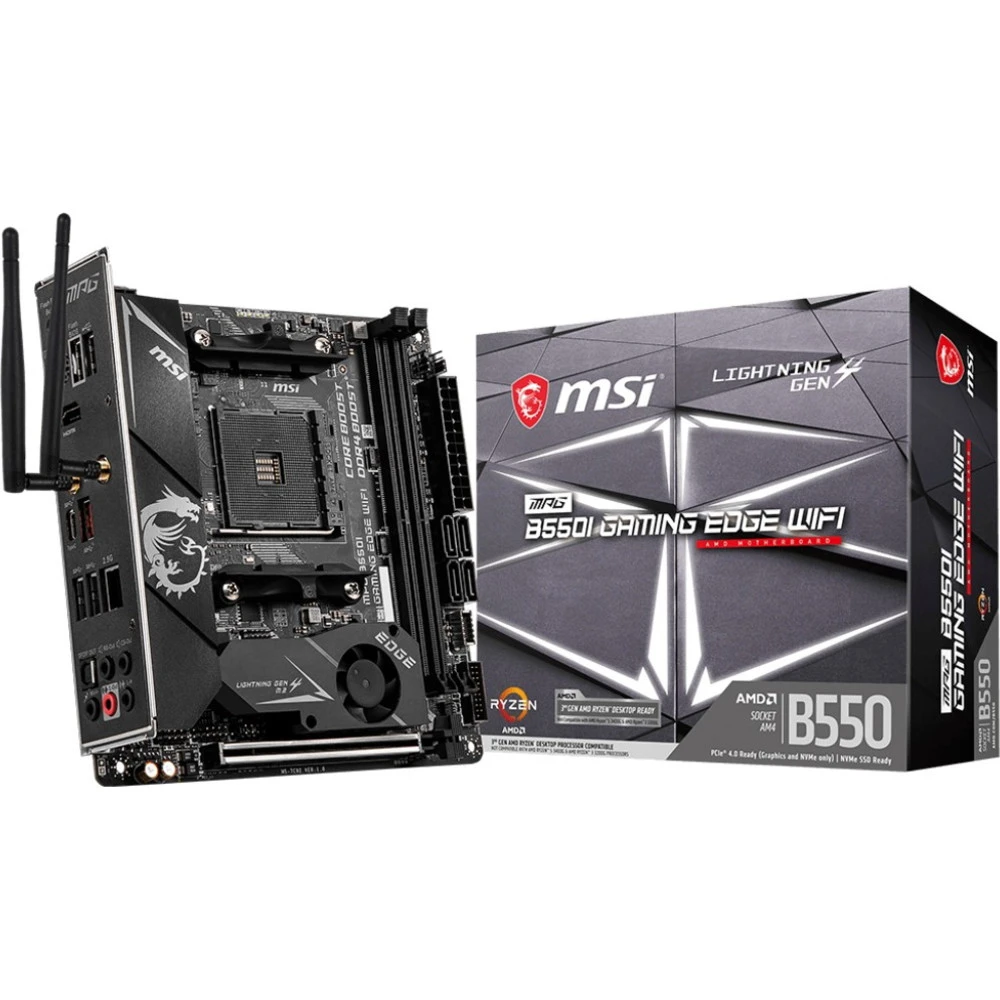 Материнская плата MSI MPG B550I GAMING EDGE WIFI Mini-ITX, AMD AM4