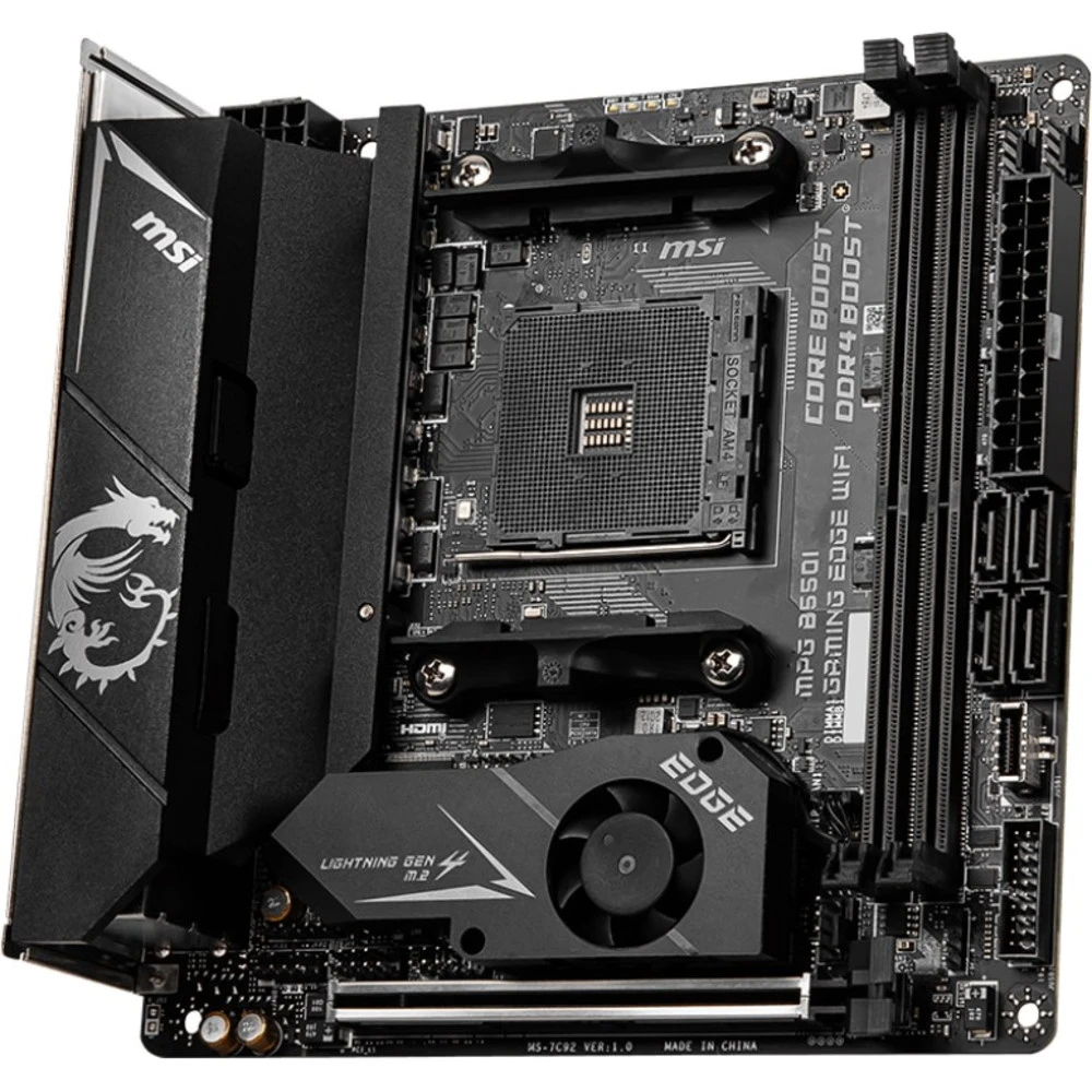 Материнская плата MSI MPG B550I GAMING EDGE WIFI Mini-ITX, AMD AM4