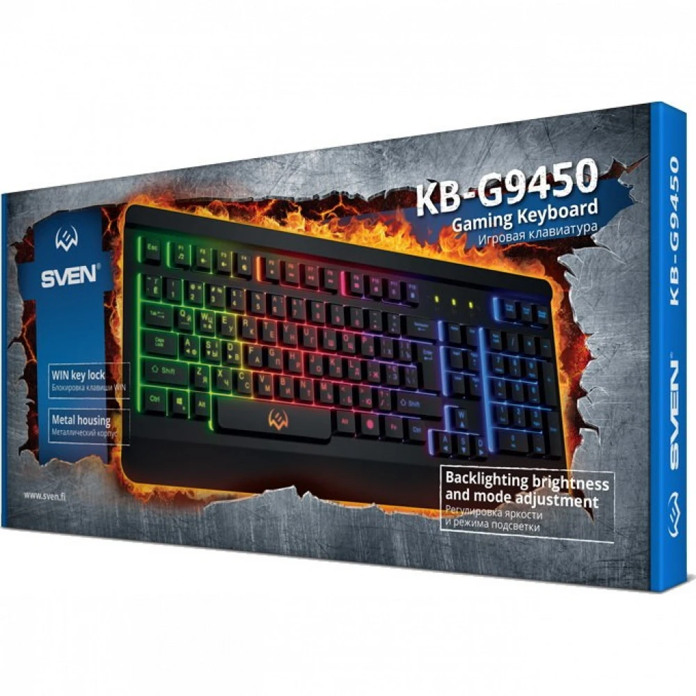 Клавиатура Sven KB-G9450 SV-019129 Проводная, USB