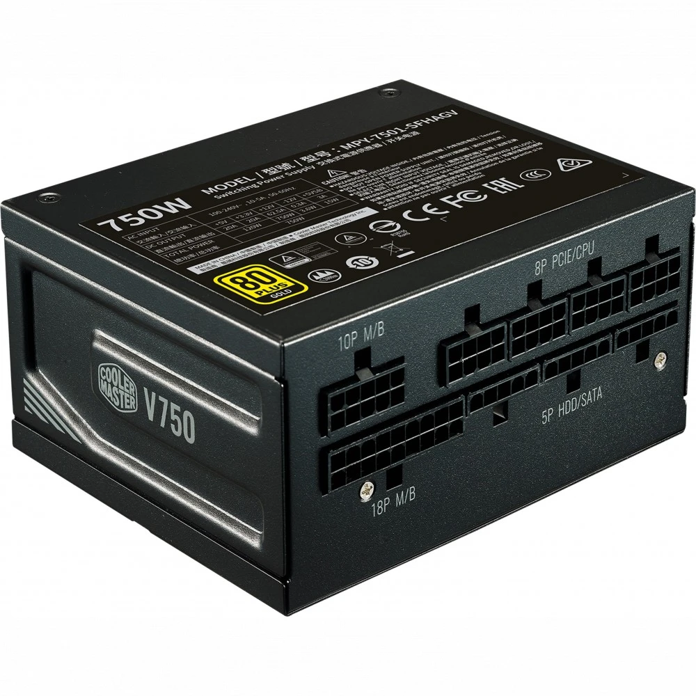 Блок питания Cooler Master MPY-7501-SFHAGV-EU 750 Вт, 80+ Gold