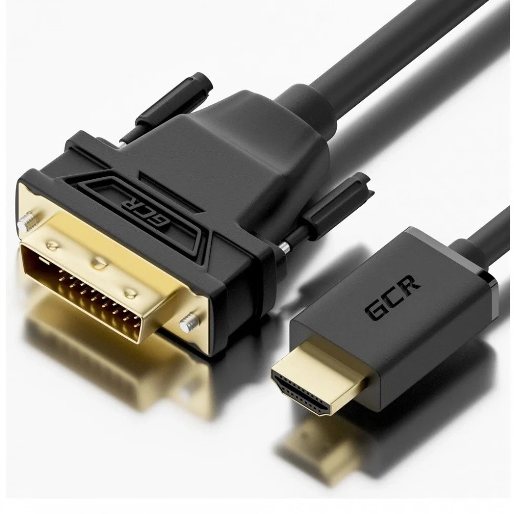 Кабель интерфейсный Greenconnect GCR-HD2DVI1-0.3m HDMI - DVI