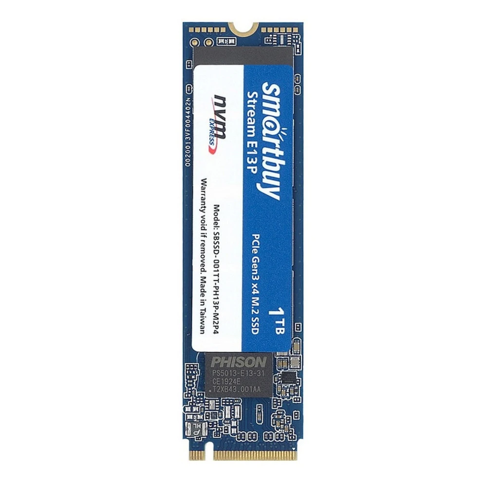 Жесткий диск SmartBuy E13T SBSSD-001TT-PH13T-M2P4 SSD (твердотельные), 1 ТБ, M.2, PCIe