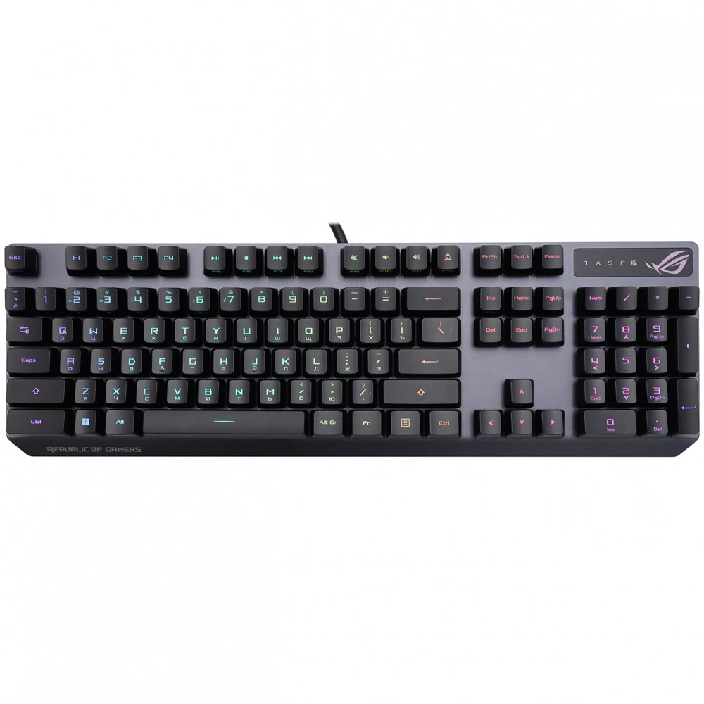 Клавиатура Asus XA05 ROG Strix Scope RX 90MP0240-BKRA00 Проводная, USB