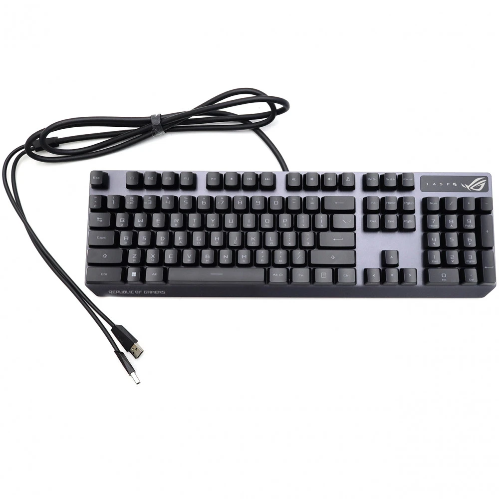 Клавиатура Asus XA05 ROG Strix Scope RX 90MP0240-BKRA00 Проводная, USB