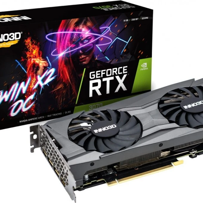 Видеокарта Inno3D RTX 3070 N30702-08D6X-1710VA32L 8 ГБ