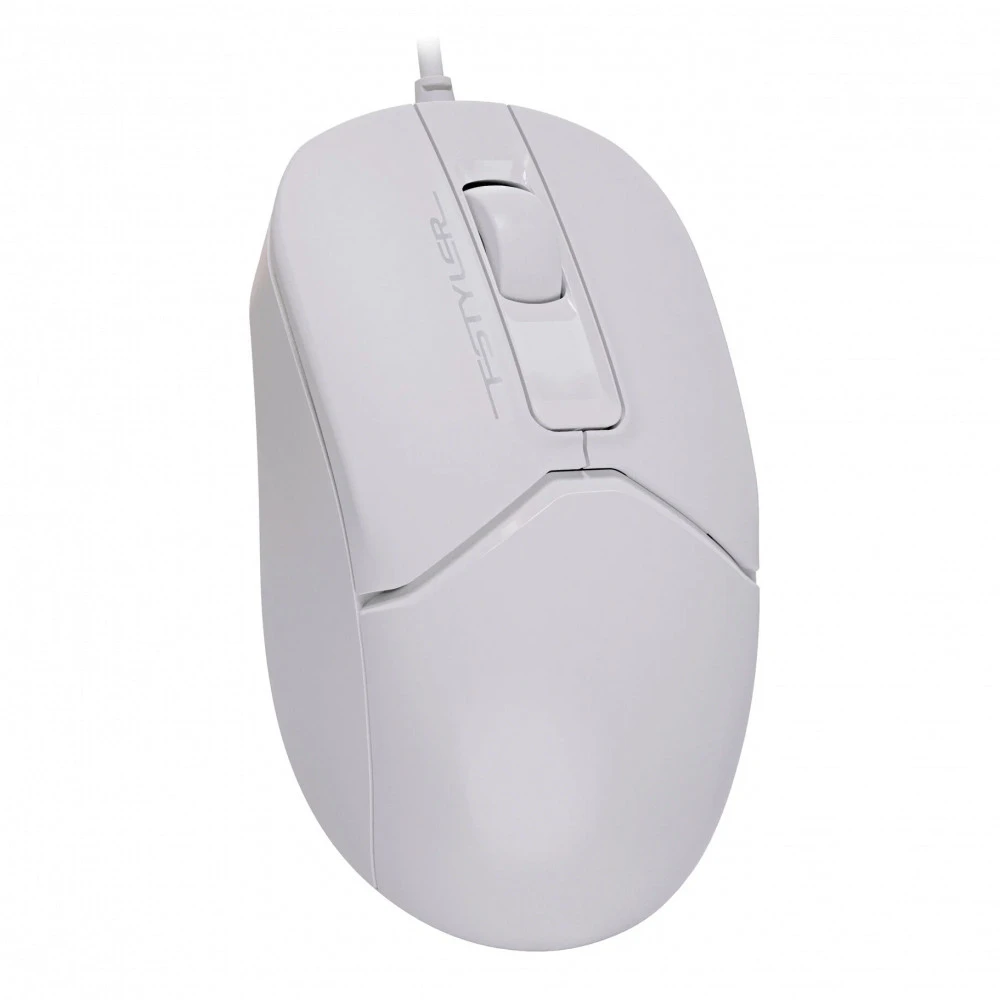 Мышь A4Tech FM12S  WHITE Бюджетные, Проводная