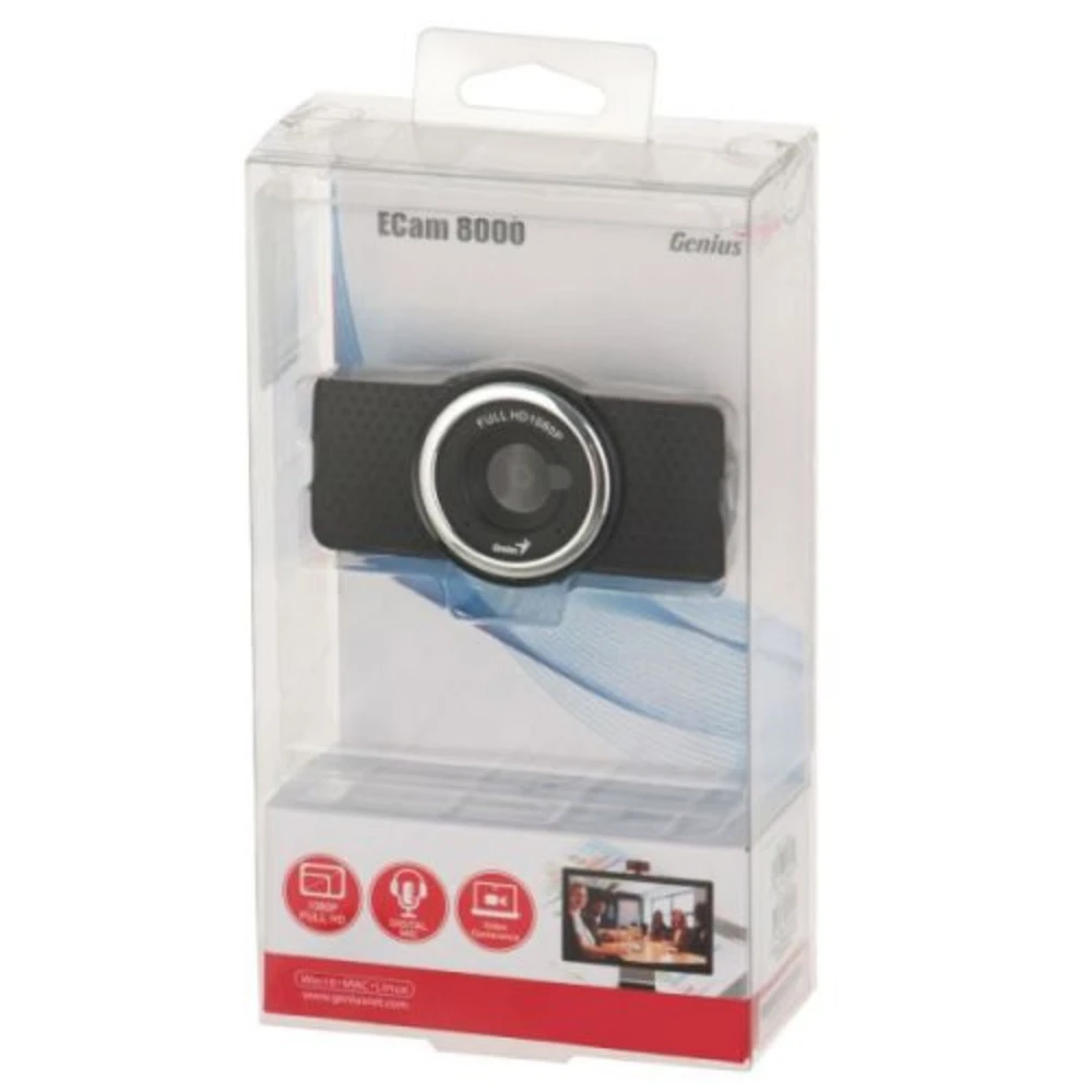 Веб камеры Genius ECam 8000 black 32200001406