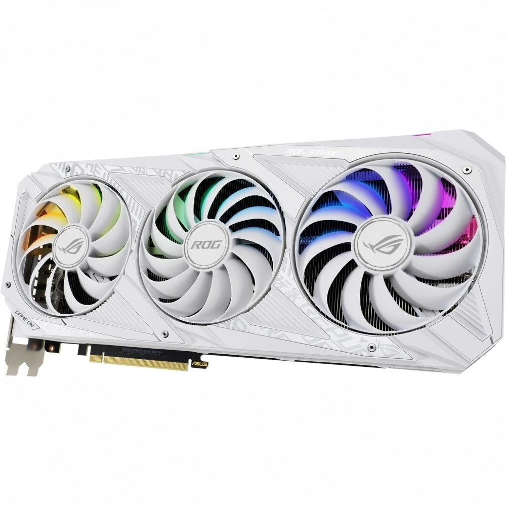 Видеокарта Asus ROG-STRIX-RTX3080-O10G ROG-STRIX-RTX3080-O10G-WHITE 10 ГБ