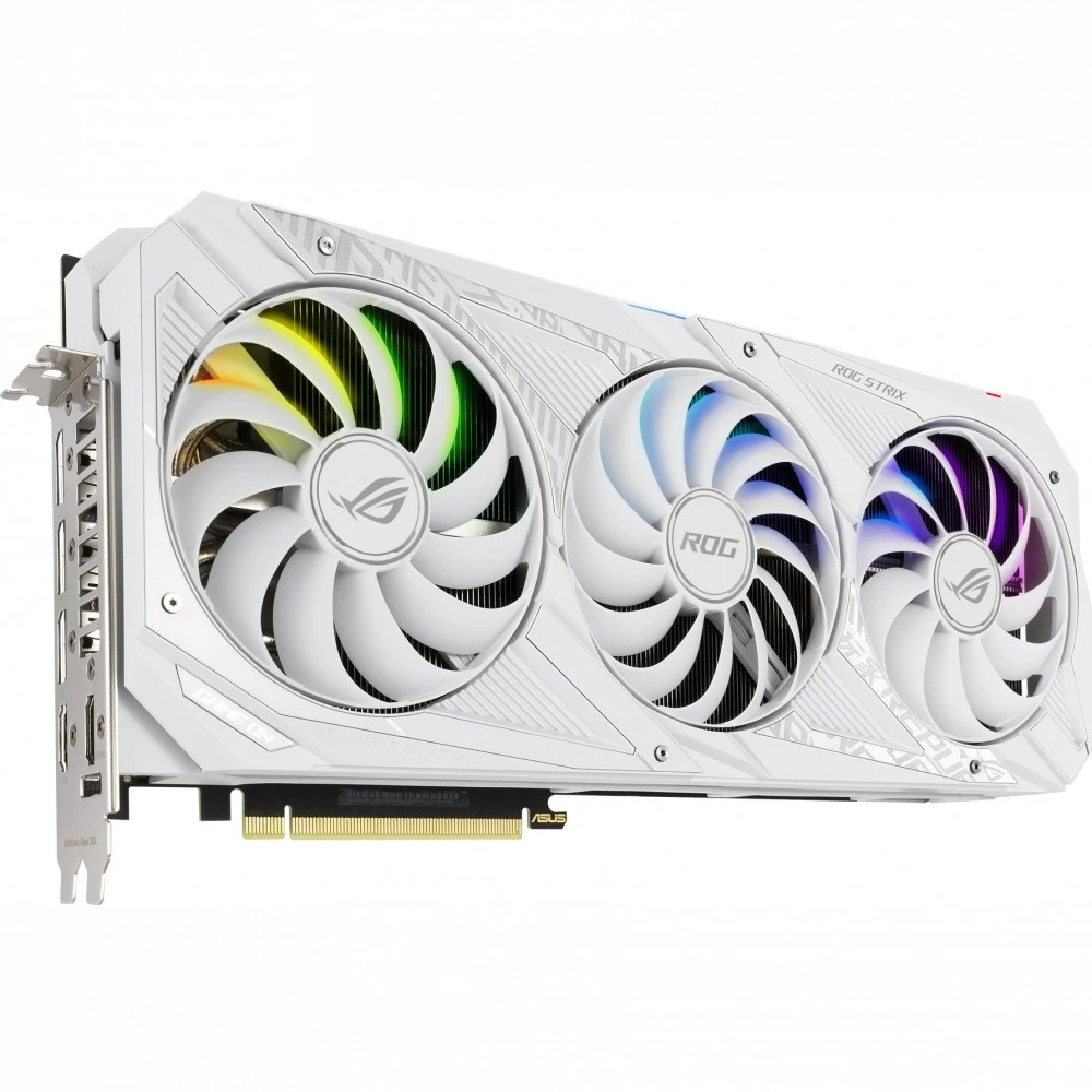 Видеокарта Asus ROG-STRIX-RTX3080-O10G ROG-STRIX-RTX3080-O10G-WHITE 10 ГБ