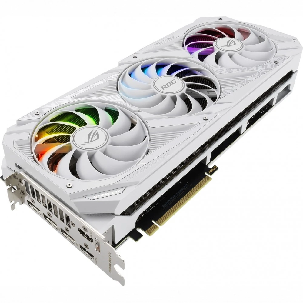 Видеокарта Asus ROG-STRIX-RTX3080-O10G ROG-STRIX-RTX3080-O10G-WHITE 10 ГБ