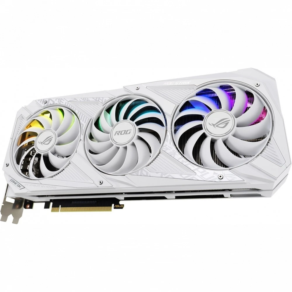 Видеокарта Asus ROG-STRIX-RTX3080-O10G ROG-STRIX-RTX3080-O10G-WHITE 10 ГБ