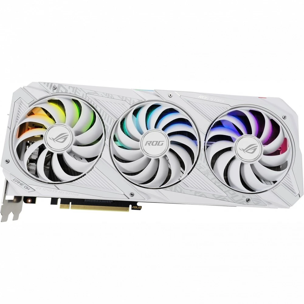 Видеокарта Asus ROG-STRIX-RTX3080-O10G ROG-STRIX-RTX3080-O10G-WHITE 10 ГБ
