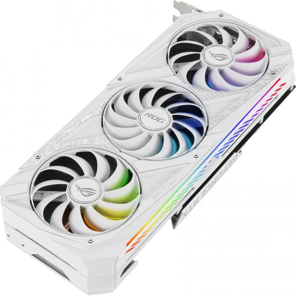 Видеокарта Asus ROG-STRIX-RTX3080-O10G ROG-STRIX-RTX3080-O10G-WHITE 10 ГБ