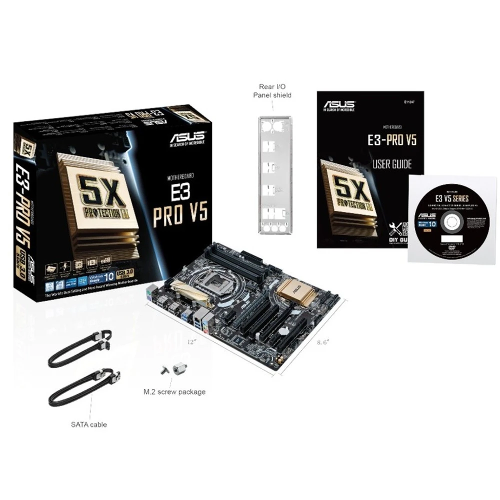 Материнская плата Asus E3-PRO V5 ATX, LGA 1151