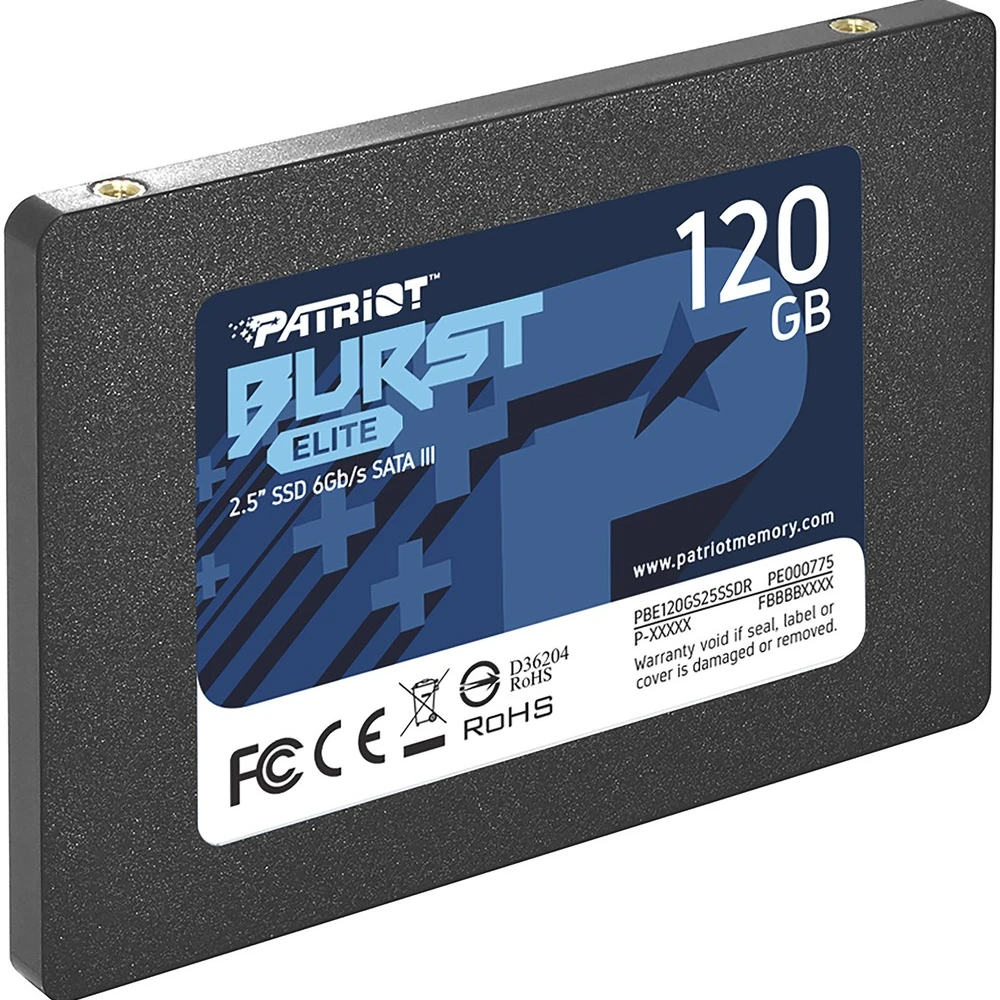 Жесткий диск Patriot Burst Elite PBE120GS25SSDR SSD (твердотельные), 120 ГБ, 2.5 дюйма, SATA