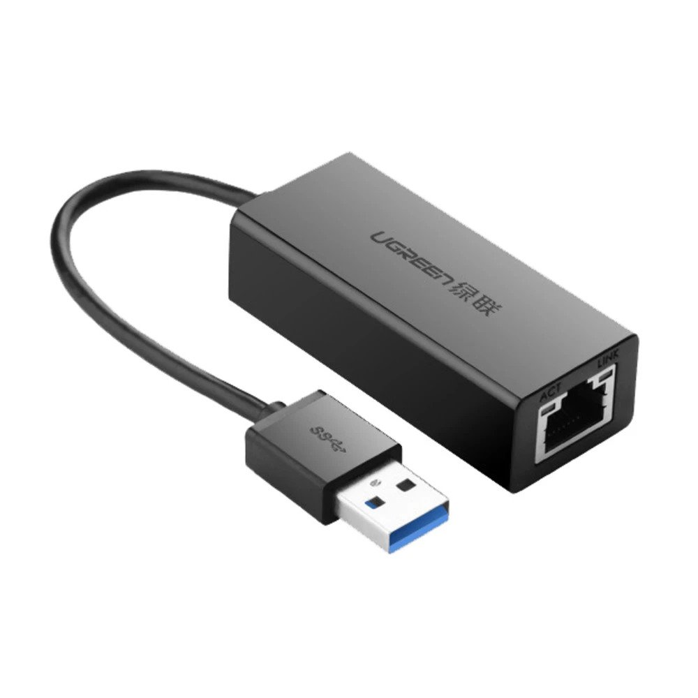 Кабель интерфейсный UGREEN Конвертер UGREEN, USB 3.0 на LAN RJ-45 822560