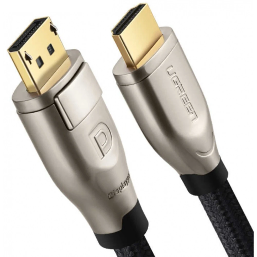 Кабель интерфейсный UGREEN HDMI 3M, V2.0, Silver Metal ( 2K*4K, 60HZ) 1275126 USB Type A - HDMI