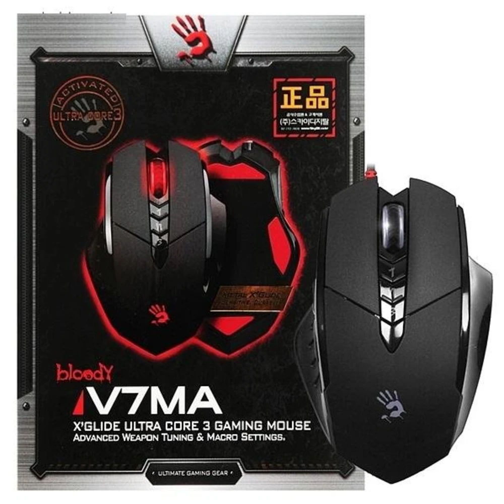 Мышь A4Tech V7MA Bloody Game Holelless mouse 1220049 Игровые, Проводная