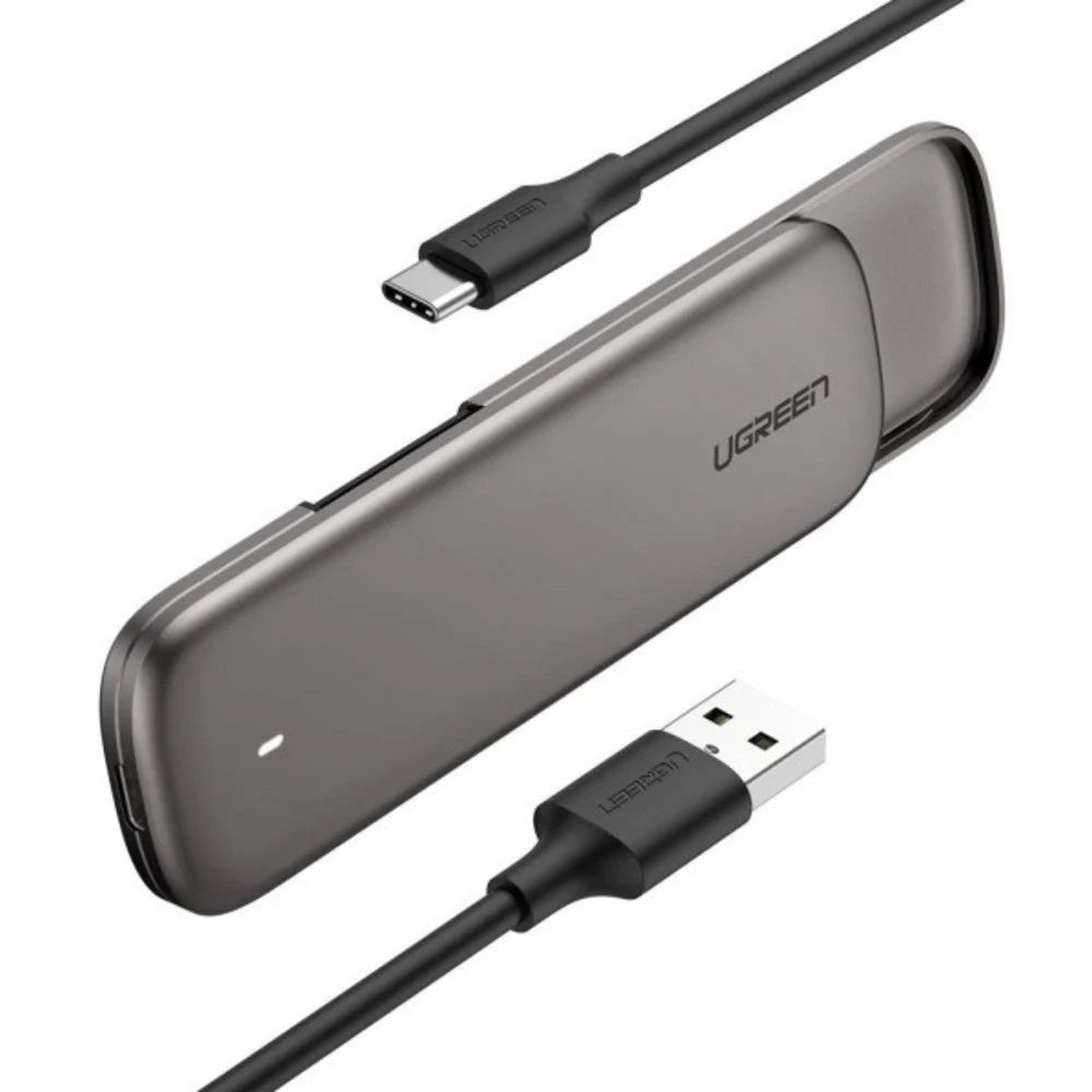 Аксессуар для ПК и Ноутбука UGREEN Корпус для установки M.2 SSD накопителя NGFF B-Key (USB C 3.1) 1314622