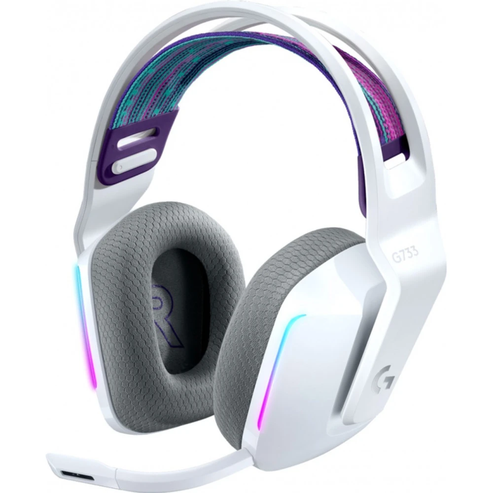Наушники Logitech G733 LIGHTSPEED Wireless RGB Gaming Headset - WHITE 981-000883