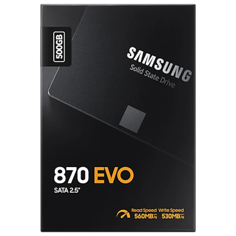 Жесткий диск Samsung 870 EVO MZ-77E500BW SSD (твердотельные), 500 ГБ, 2.5 дюйма, SATA