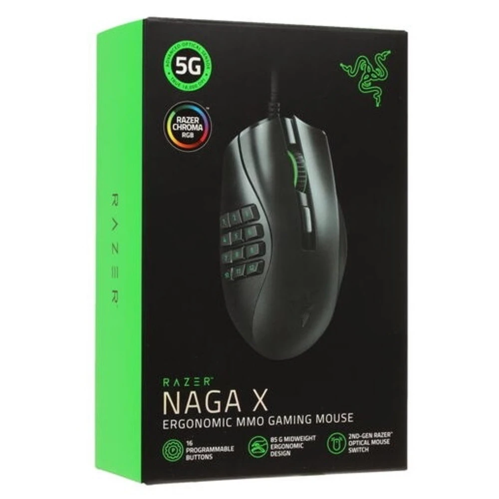 Мышь Razer Naga X RZ01-03590100-R3M1 Игровые, Проводная