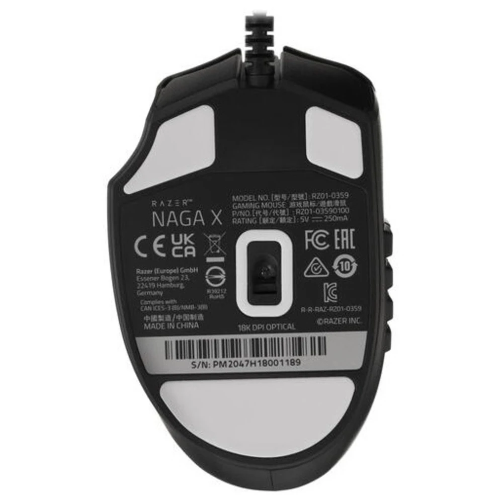Мышь Razer Naga X RZ01-03590100-R3M1 Игровые, Проводная