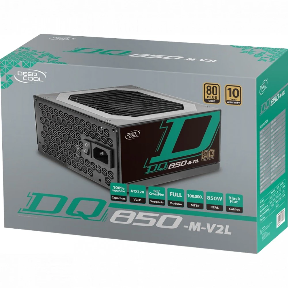 Блок питания Deepcool DQ850-M-V2L 850 Вт, 80+ Gold