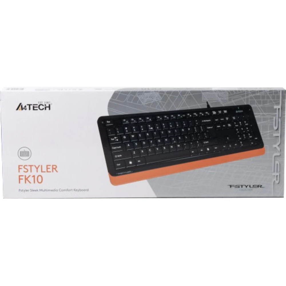 Клавиатура A4Tech FK-10-ORANGE FK-10-ORANGE Fstyler