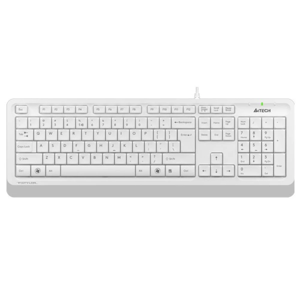 Клавиатура A4Tech FK-10-WHITE Fstyler