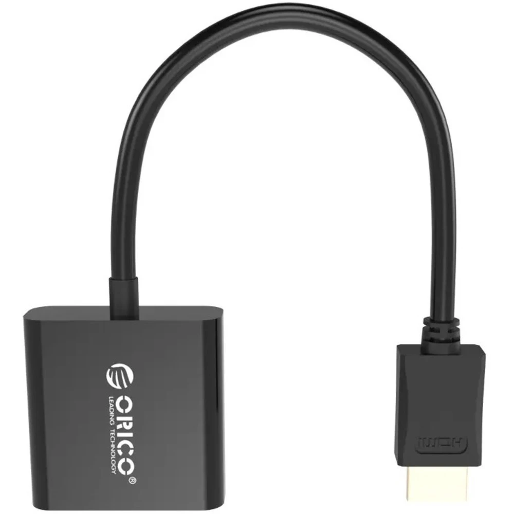 Кабель интерфейсный ORICO DHTV-C20-BK-BP HDMI - D-SUB (VGA)