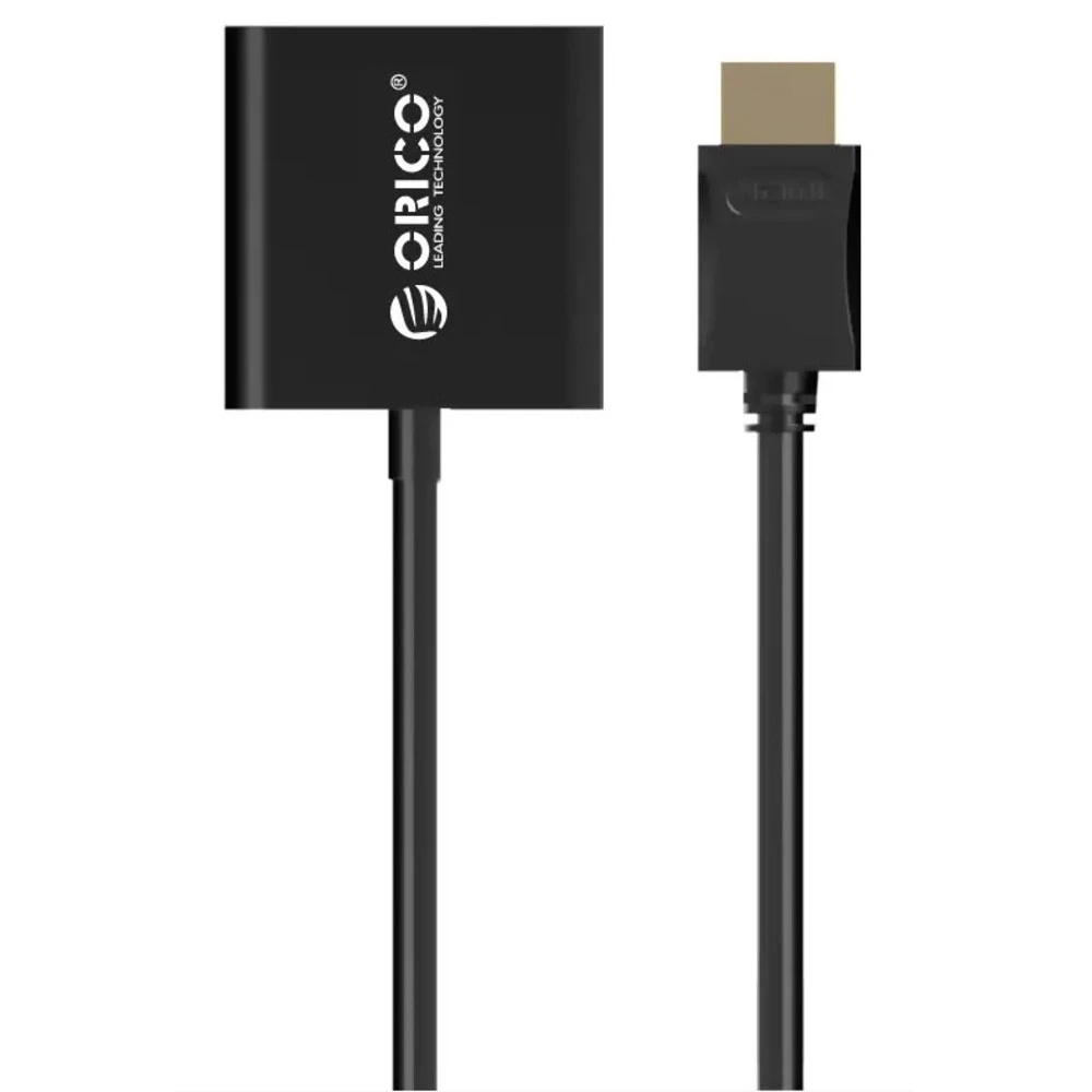 Кабель интерфейсный ORICO DHTV-C20-BK-BP HDMI - D-SUB (VGA)