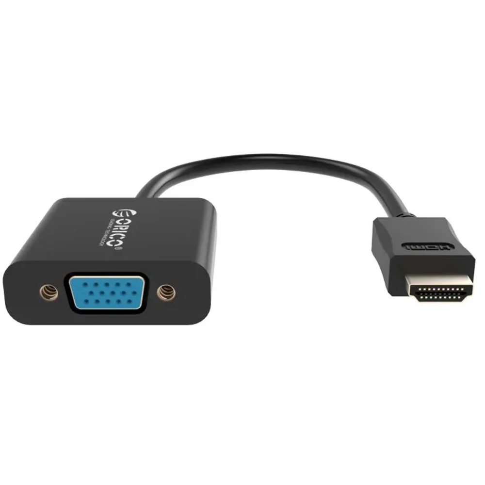 Кабель интерфейсный ORICO DHTV-C20-BK-BP HDMI - D-SUB (VGA)