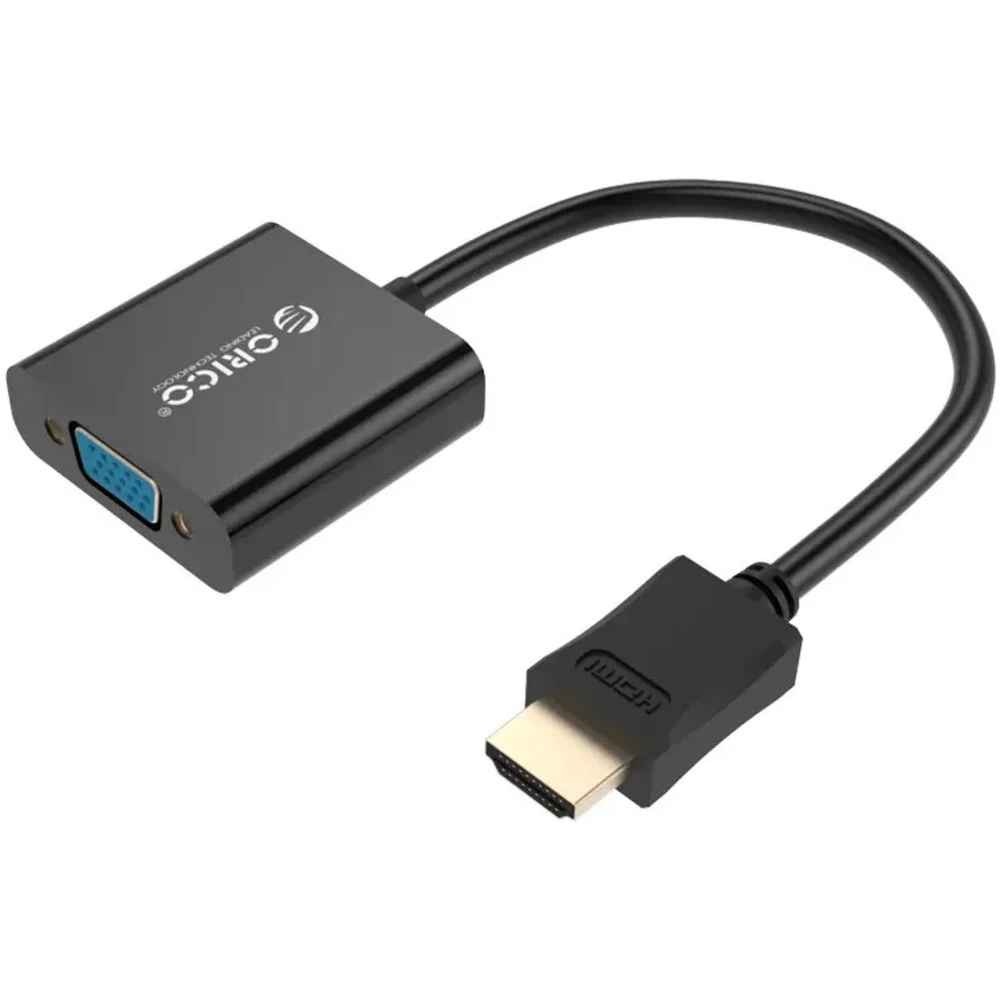 Кабель интерфейсный ORICO DHTV-C20-BK-BP HDMI - D-SUB (VGA)