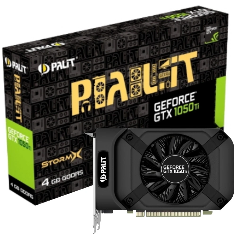 Видеокарта Palit GTX1050Ti STORMX NE5105T018G1-1076F 4 ГБ