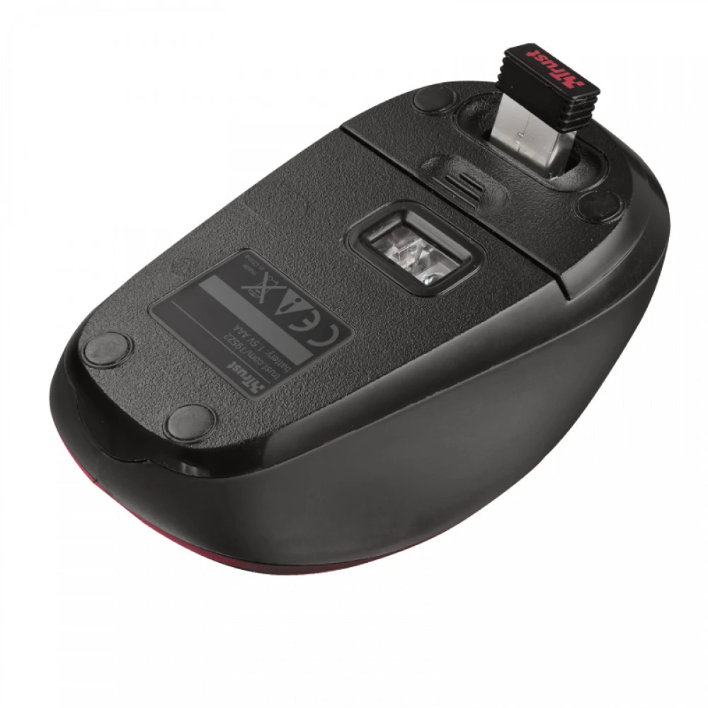 Мышь Trust Wireless Mouse Yvi 19522 Бюджетные, Беспроводная