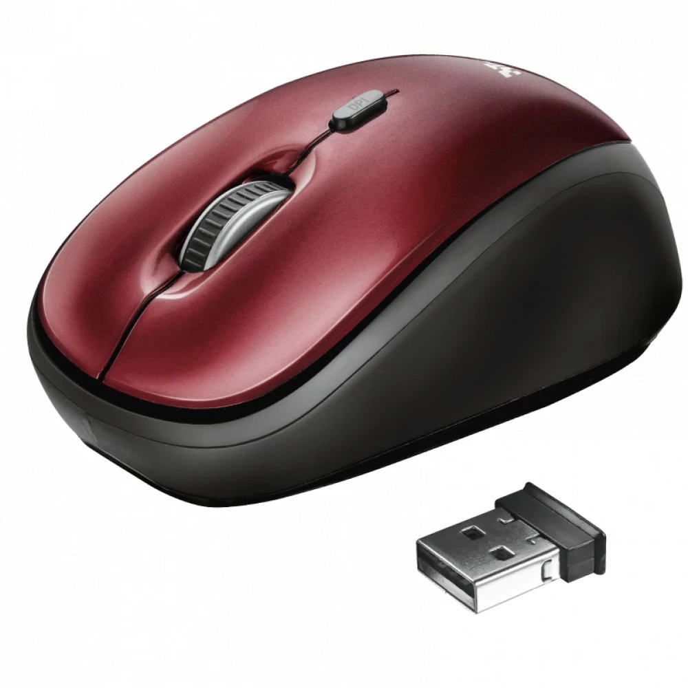 Мышь Trust Wireless Mouse Yvi 19522 Бюджетные, Беспроводная