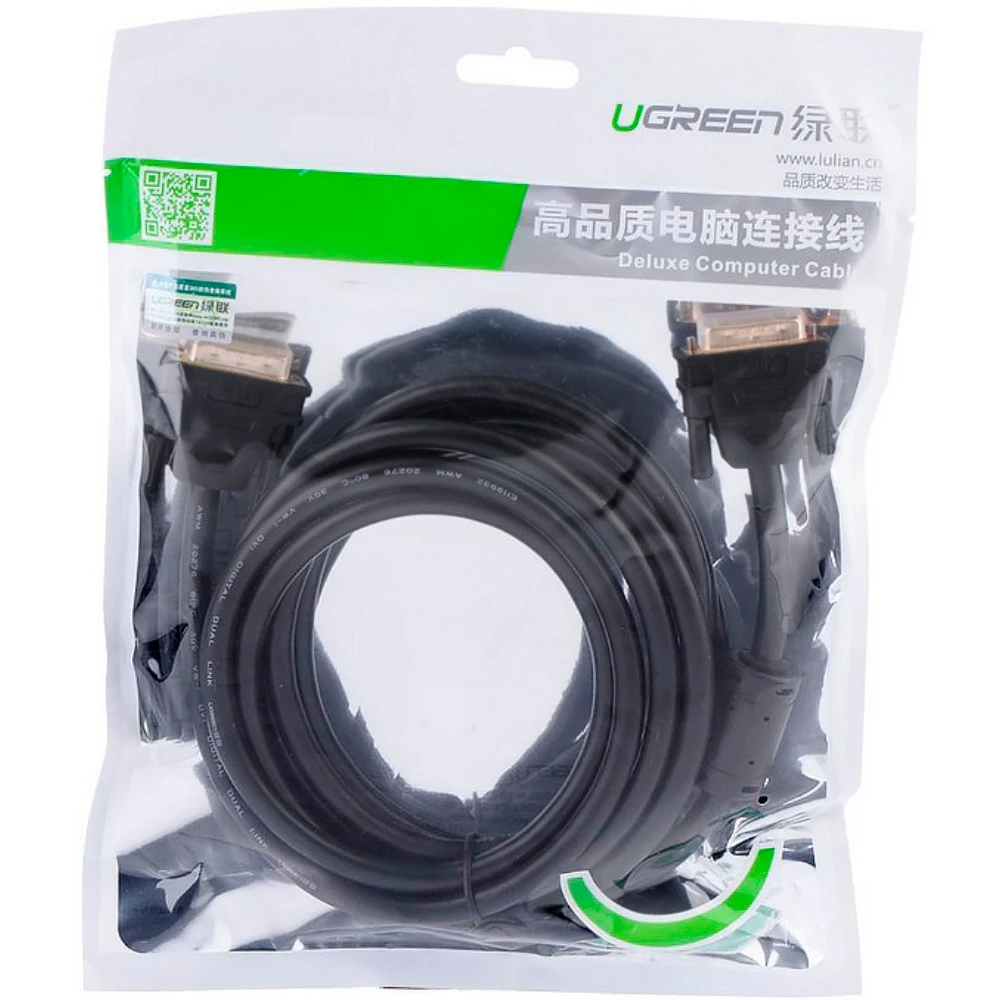 Кабель интерфейсный UGREEN UG-11608 DVI - DVI