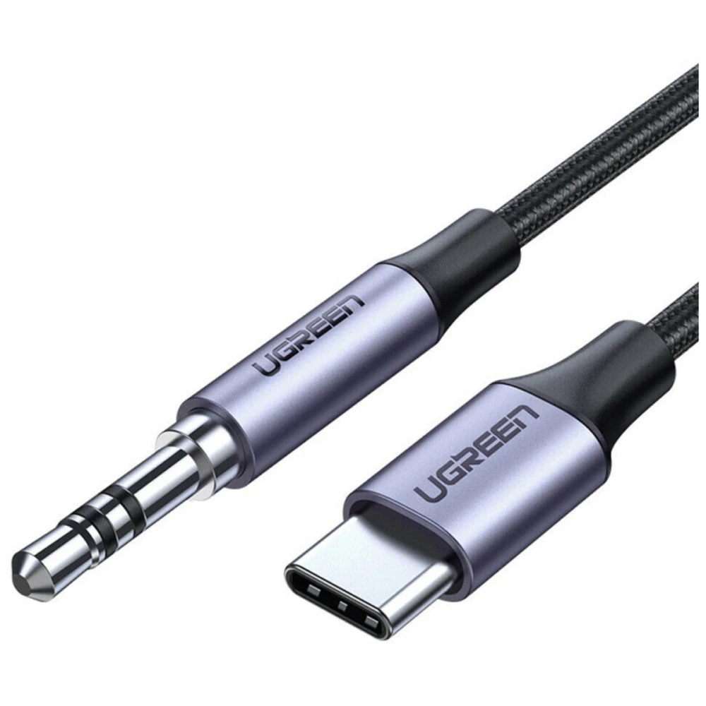 Кабель интерфейсный UGREEN UG-30633 MINI JACK 3.5 (output) - USB Type C