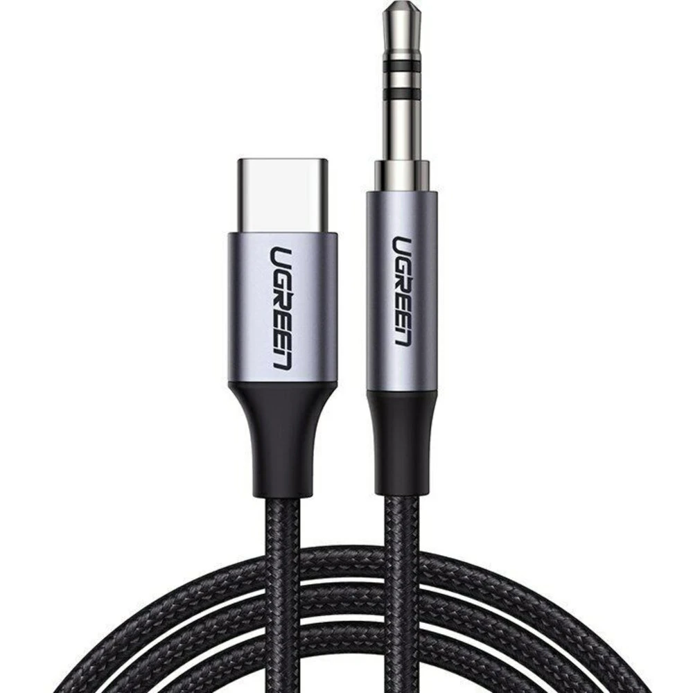 Кабель интерфейсный UGREEN UG-30633 MINI JACK 3.5 (output) - USB Type C