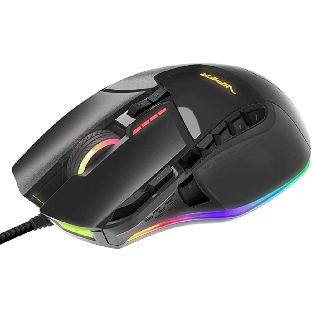 Мышь Patriot Viper V570, RGB Blackout Edition PV570LUXWAK Игровые, Проводная