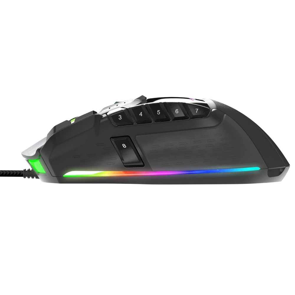 Мышь Patriot Viper V570, RGB Blackout Edition PV570LUXWAK Игровые, Проводная