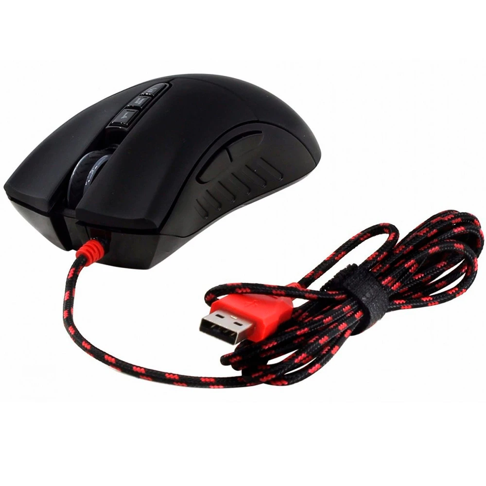 Мышь A4Tech V3MA BLACK Игровые, Проводная