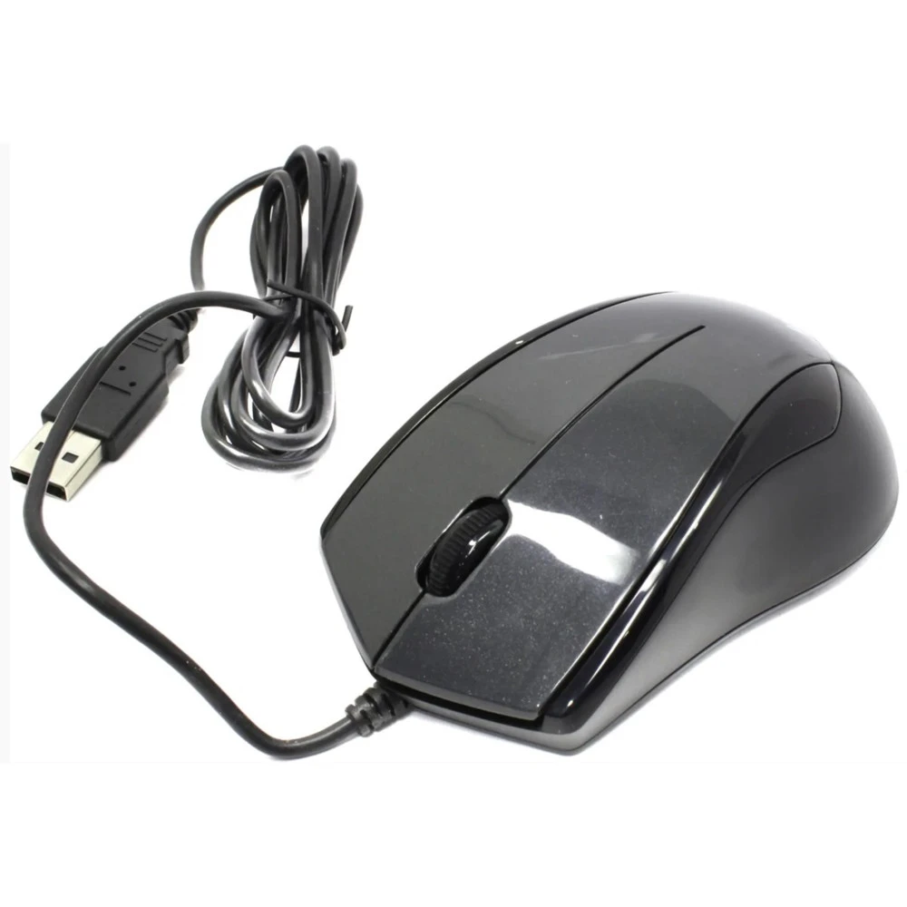 Мышь A4Tech N-400 - Grey Бюджетные, Проводная