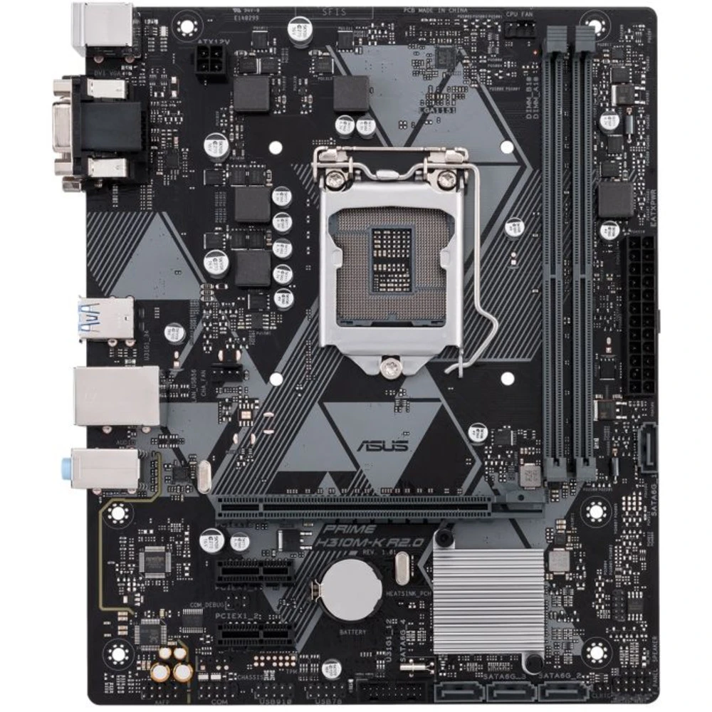 Материнская плата Asus S-1151 H310 PRIME H310M-K R2.0 Micro-ATX, LGA 1151
