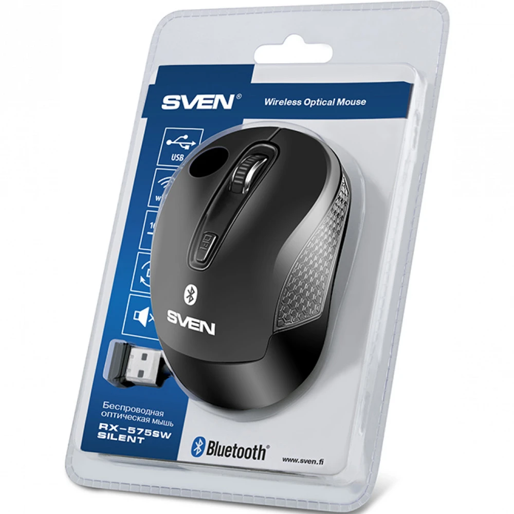 Мышь Sven RX-575SW SV-017958 Бюджетные, Беспроводная