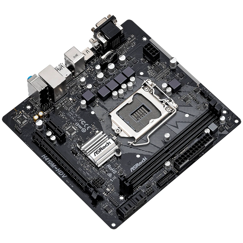 Материнская плата ASRock H410M-HDV R2.0 Micro-ATX, LGA 1200