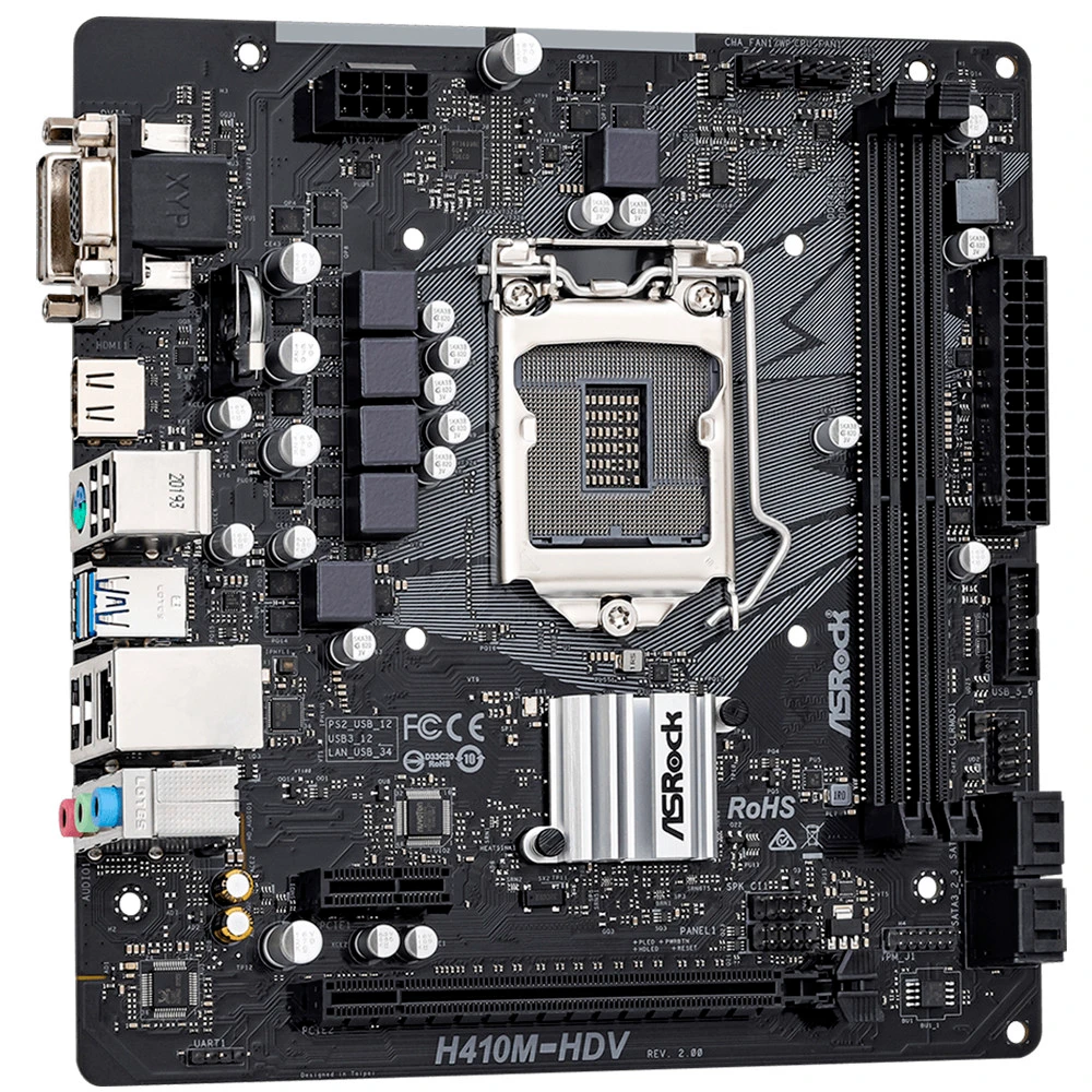 Материнская плата ASRock H410M-HDV R2.0 Micro-ATX, LGA 1200